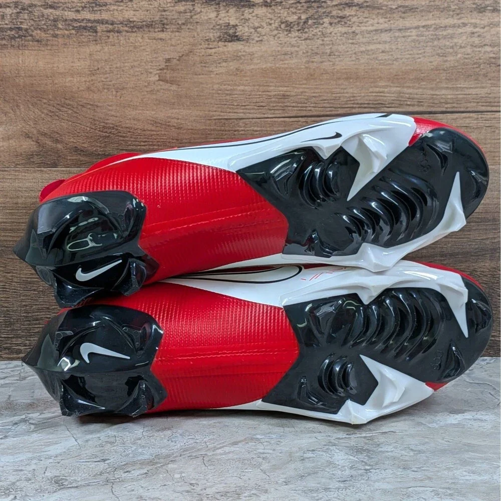 Nike Vapor Edge Pro 360 2 Men's 12 Univ. Red White Football Cleats DA5456-616